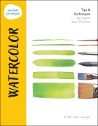 Cover-Bild zum Titel 'Pocket Prompts Watercolor' von 'Kristin van Leuven'