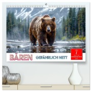 Cover-Bild zum Titel 'Bären - gefährlich nett (hochwertiger Premium Wandkalender 2026 DIN A2 quer), Kunstdruck in Hochglanz' von 'Peter Roder'