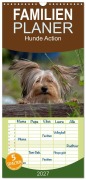 Cover-Bild zum Titel 'Familienplaner 2027 - Hunde Action mit 5 Spalten (Wandkalender, 21 x 45 cm) CALVENDO' von 'Wiebke von der Heyde'