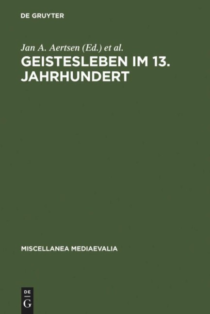Geistesleben im 13. Jahrhundert - 