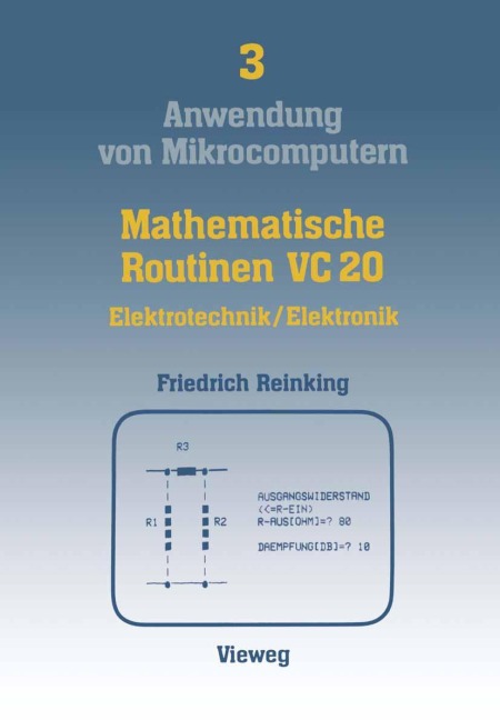 Mathematische Routinen VC 20 - Ernst Friedrich Reinking
