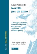 Cover-Bild zum Titel 'Il viaggio-Candelora-Berecche e la guerra-Una giornata-Appendice (novelle sparse)' von 'Luigi Pirandello'