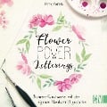 Cover-Bild zum Titel 'Flower Power Letterings' von 'Patrycja Woltman'