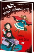 Cover-Bild zum Titel 'Die Vampirschwestern (Band 5) - Ferien mit Biss' von 'Franziska Gehm'