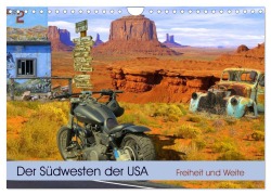 Cover-Bild zum Titel 'Der Südwesten der USA. Freiheit und Weite (Wandkalender 2026 DIN A4 quer), CALVENDO Monatskalender' von 'Elisabeth Stanzer'