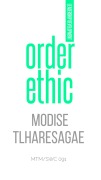 Cover-Bild zum Titel 'Order Ethic (Leadership Development, #5)' von 'Modise Tlharesagae'