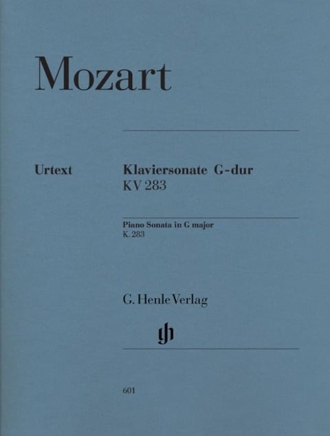 Mozart, Wolfgang Amadeus - Klaviersonate G-dur KV 283 (189h) - Wolfgang Amadeus Mozart