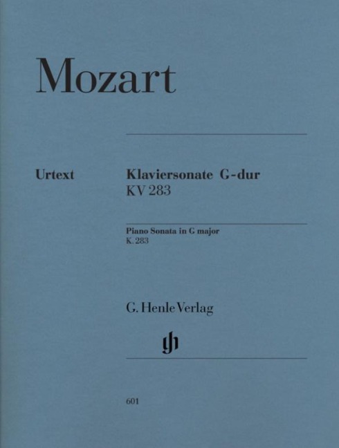 Mozart, Wolfgang Amadeus - Klaviersonate G-dur KV 283 (189h) - Wolfgang Amadeus Mozart