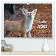 Freche Füchse - lustige Sprüche (hochwertiger Premium Wandkalender 2026 DIN A2 quer), Kunstdruck in Hochglanz - Peter Kersten