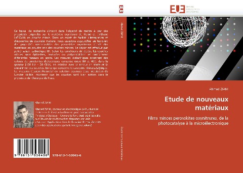 Etude de nouveaux matériaux - Ahmed Ziani