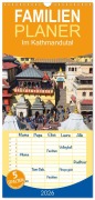 Cover-Bild zum Titel 'Familienplaner 2026 - Im Kathmandutal mit 5 Spalten (Wandkalender, 21 x 45 cm) CALVENDO' von 'Ulrich Senff'