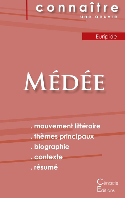 Fiche de lecture Médée de Euripide (Analyse littéraire de référence et résumé complet) - Euripide