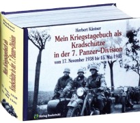 Cover-Bild zum Titel 'Mein Kriegstagebuch als Kradschütze in der 7. Panzer-Division' von 'Herbert Kästner'