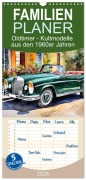 Cover-Bild zum Titel 'Familienplaner 2026 - Oldtimer - Kultmodelle aus den 1960er Jahren mit 5 Spalten (Wandkalender, 21 x 45 cm) CALVENDO' von 'Claudia Kleemann'