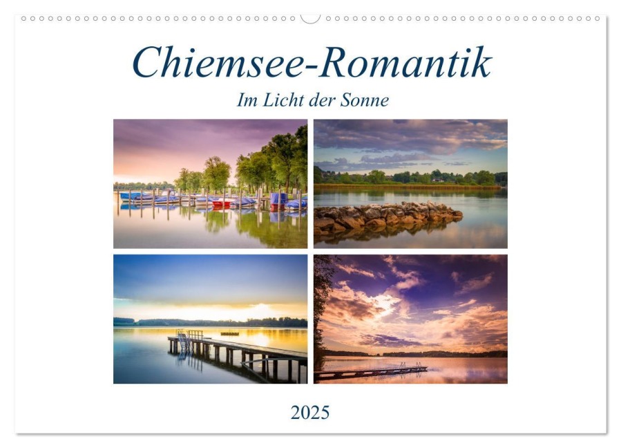 Chiemsee-Romantik (Wandkalender 2025 DIN A2 quer), CALVENDO Monatskalender - Ursula Di Chito