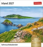 Cover-Bild zum Titel 'Irland Sehnsuchtskalender 2027 - Wochenkalender mit 53 Postkarten' von ''