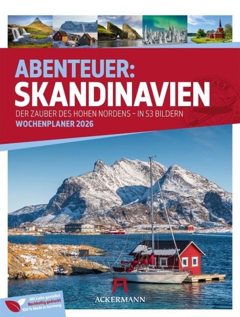 Skandinavien - Der Zauber des hohen Nordens - Wochenplaner Kalender 2026 - Ackermann Kunstverlag GmbH