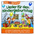 Cover-Bild zum Titel 'Die 30 besten Lieder für den Kindergeburtstag' von 'S. Sommerland, K. & Kita-Frösche Glück'