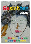 Gesichter für Kinder, Familien & Junggebliebene (Wandkalender 2026 DIN A3 hoch), CALVENDO Monatskalender - Oskar Vogl
