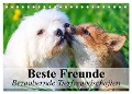 Beste Freunde - Bezaubernde Tierfreundschaften (Tischkalender 2025 DIN A5 quer), CALVENDO Monatskalender - Elisabeth Stanzer