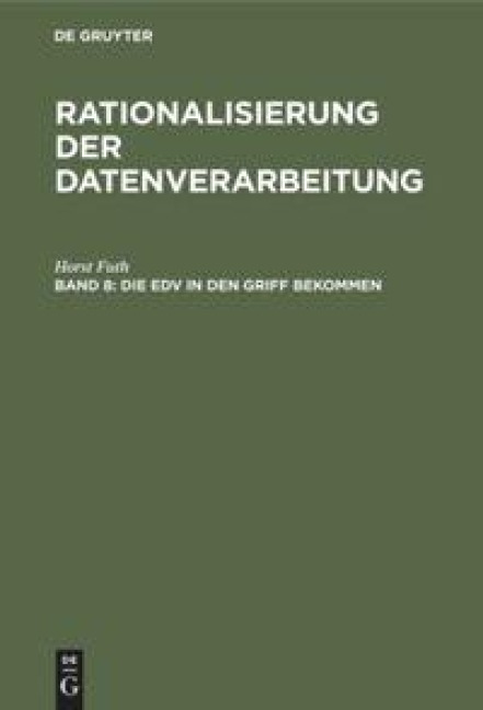 Die EDV in den Griff bekommen - Horst Futh