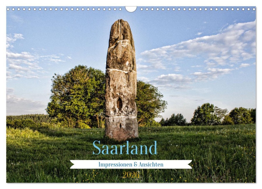 Saarland Impressionen & Ansichten (Wandkalender 2026 DIN A3 quer), CALVENDO Monatskalender - Gabi Kaula