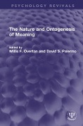The Nature and Ontogenesis of Meaning - 