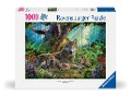 Cover-Bild zum Titel 'Erwachsenenpuzzle 1000 Teile - Wölfe im Wald' von ''