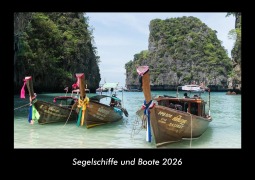 Cover-Bild zum Titel 'Segelschiffe und Boote 2026 Fotokalender DIN A3' von 'Kevin Heber, Tobias Schmitt'