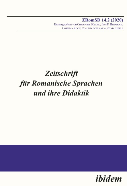Zeitschrift für Romanische Sprachen und ihre Didaktik - 