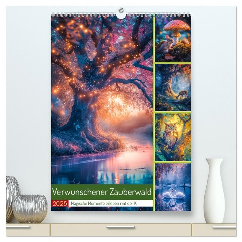 Verwunschener Zauberwald (hochwertiger Premium Wandkalender 2025 DIN A2 hoch), Kunstdruck in Hochglanz - Steffen Gierok-Latniak