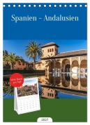 Cover-Bild zum Titel 'Tischplaner 2027 - Spanien - Andalusien (A5 Tischkalender zum Aufstellen) CALVENDO' von 'Peter Schickert'