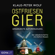 Cover-Bild zum Titel 'Ostfriesengier [Ostfriesenkrimis, Band 17 (Ungekürzt)]' von 'Klaus-Peter Wolf'