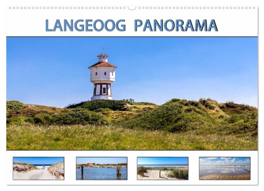 LANGEOOG PANORAMA (Wandkalender 2027 DIN A2 quer), CALVENDO Monatskalender - Andrea Dreegmeyer