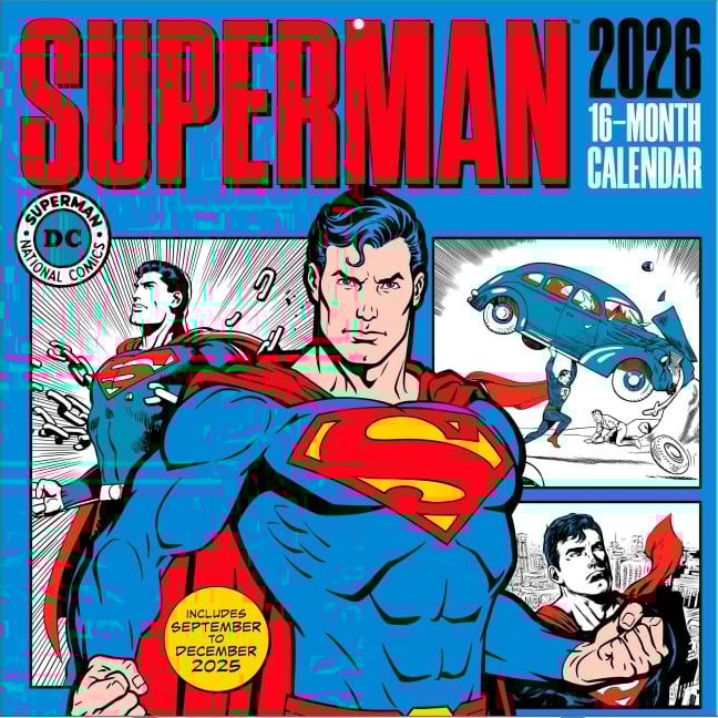 SUPERMAN - Broschürenkalender im Format 30 x 30 - 