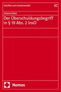 Cover-Bild zum Titel 'Der Überschuldungsbegriff in § 19 Abs. 2 InsO' von 'Johanna Ebert'