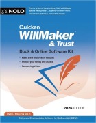 Cover-Bild zum Titel 'Quicken Willmaker & Trust 2026' von 'Editors Of Nolo'