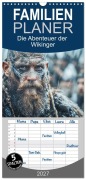 Cover-Bild zum Titel 'Familienplaner 2027 - Die Abenteuer der Wikinger mit 5 Spalten (Wandkalender, 21 x 45 cm) CALVENDO' von 'Stzeffen Gierok-Latniak'