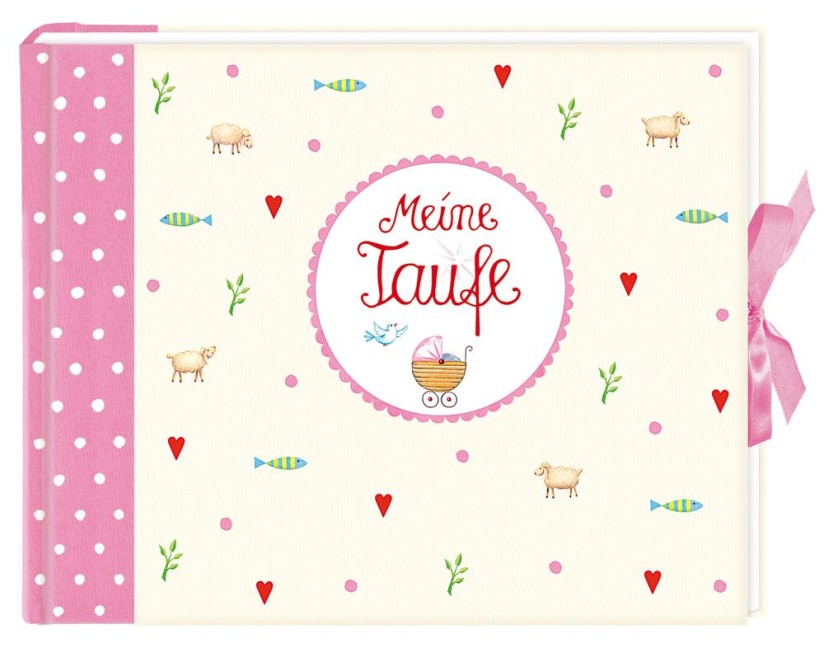 Eintragalbum Meine Taufe, rosa - 