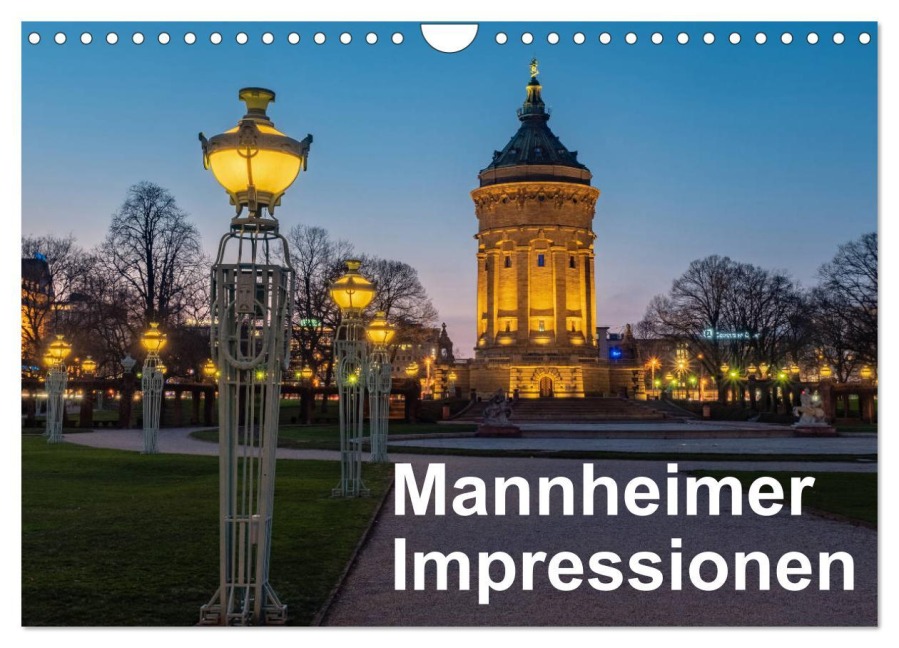 Mannheimer Impressionen. (Wandkalender 2026 DIN A4 quer), CALVENDO Monatskalender - Thomas Seethaler