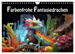 Cover-Bild zum Titel 'Farbenfrohe Fantasiedrachen (Wandkalender 2027 DIN A4 quer), CALVENDO Monatskalender' von 'Liselotte Brunner-Klaus'