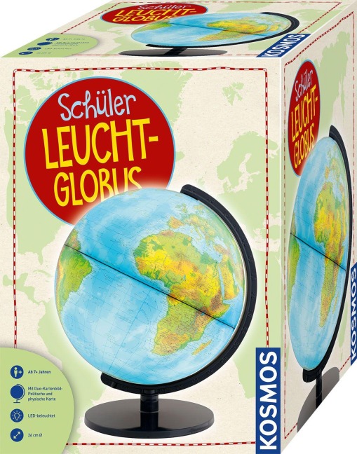 Schüler-Leucht-Globus (aufgebaut) - 