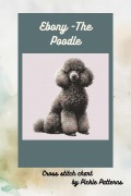 Cover-Bild zum Titel 'Ebony-The Poodle (Poodles)' von 'Pickle Patterns'