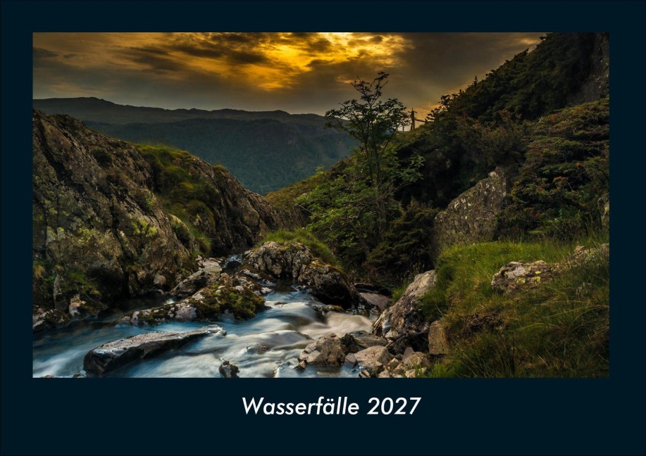 Wasserfälle 2027 Fotokalender DIN A4 - Tobias Schmitt, Kevin Heber