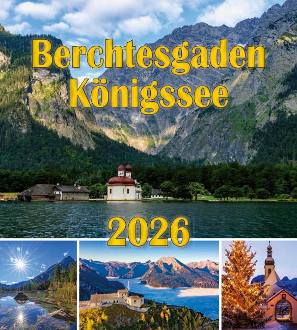 Berchtesgaden Königssee Postkartenkalender 2026 - 