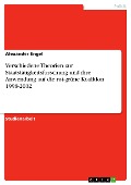 Cover-Bild zum Titel 'Verschiedene Theorien zur Staatstätigkeitsforschung und ihre Anwendung auf die rot-grüne Koalition 1998-2002' von 'Alexander Engel'