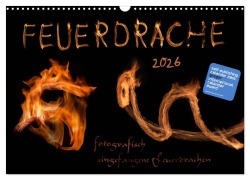 Feuerdrache (Wandkalender 2026 DIN A3 quer), CALVENDO Monatskalender - Feuerdrache Feuerdrache