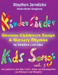 Cover-Bild zum Titel 'Kinderlieder Songbook - German Children's Songs & Nursery Rhymes - Kids Songs, Vol. 3' von 'Stephen Janetzko'