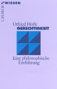 Cover-Bild zum Titel 'Gerechtigkeit' von 'Otfried Höffe'