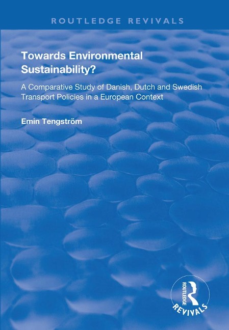 Towards Environmental Sustainability? - Emin Tengström